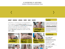 Tablet Screenshot of cantienica-wien.at